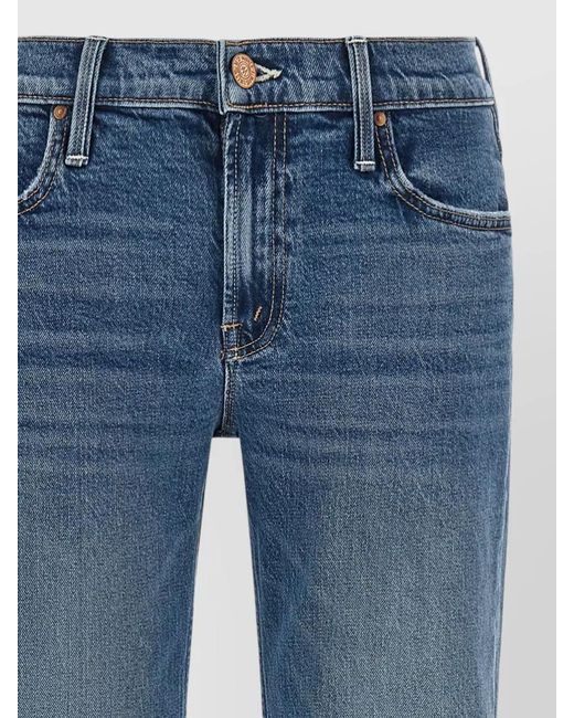 Mother Blue Jinx High Waist Flared Denim Jeans
