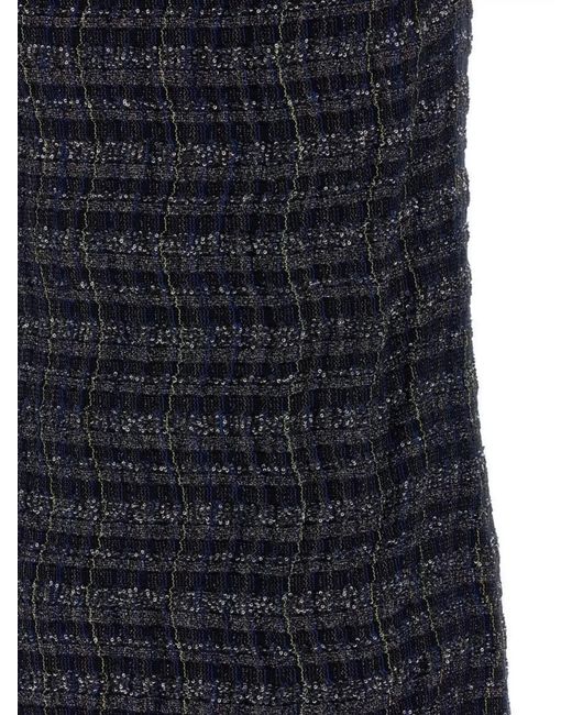 Missoni Black Check Pattern Dress