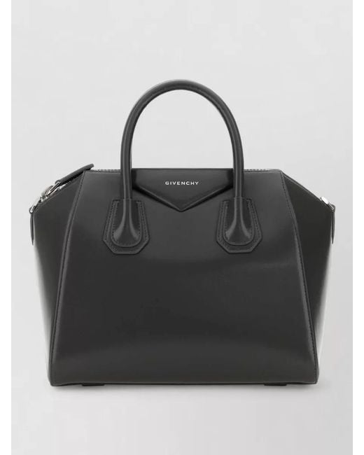 Givenchy Black Antigona Small Leather Shoulder Bag