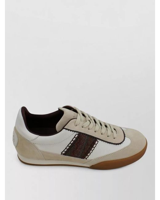 Etro Multicolor Fabric Sneakers Patterned Inserts Rubber Sole