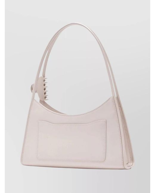Marc Jacobs Natural Curved Handle Structured Shoulder Bag