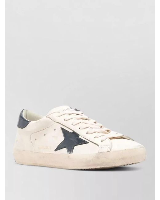 Golden Goose Deluxe Brand Natural Superstar Nappa Sneakers Star Patch Heel for men