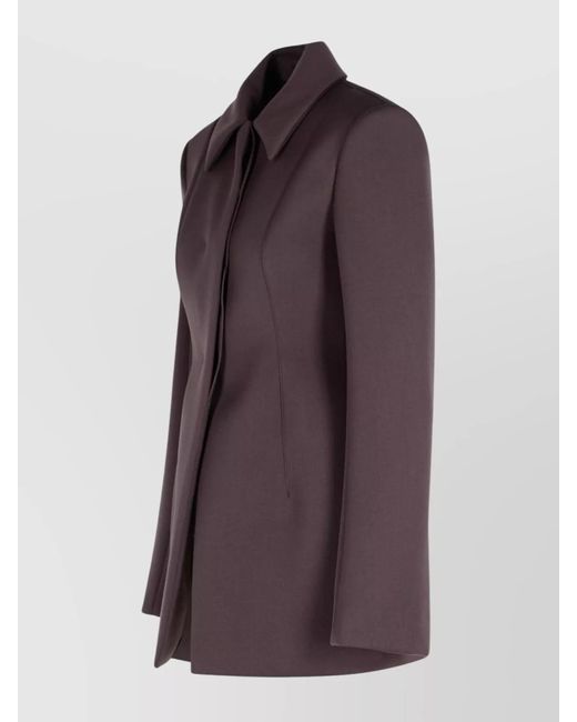 Sportmax Purple Slim-Fit Blazer