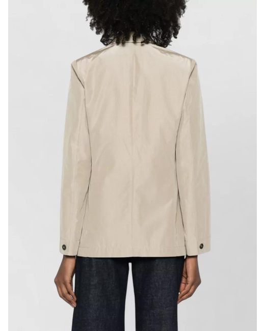 Forte_forte White Single-Breasted Blazer
