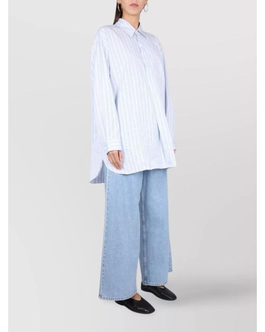 Our Legacy Blue Striped Shirt