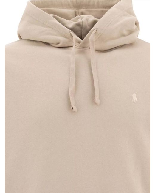 Polo Ralph Lauren Natural Cotton Hoodie for men