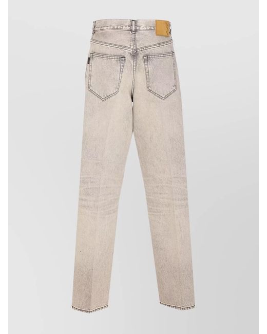 Haikure Natural Denim Straight-Leg Jeans