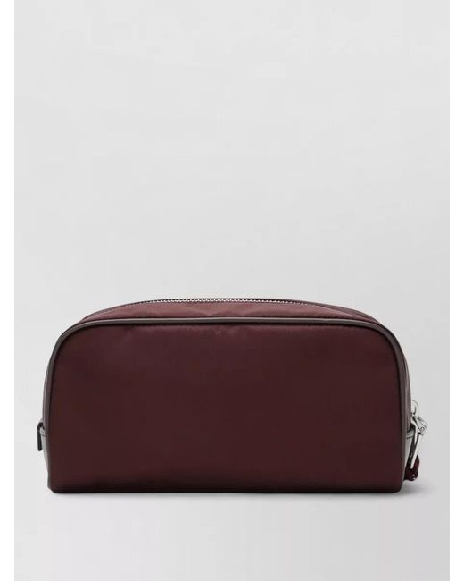 Prada Purple Rectangular Clutch Bag Side Handle Design for men