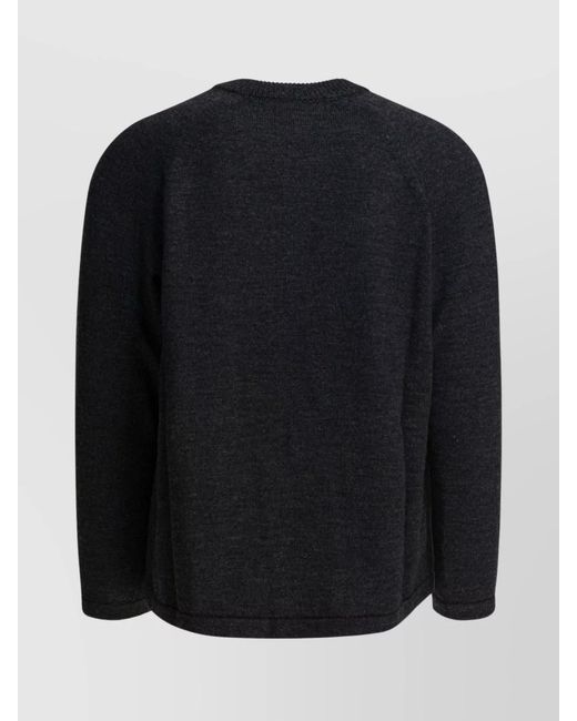 Comme des Garçons Black Wool Crewneck Jumper for men