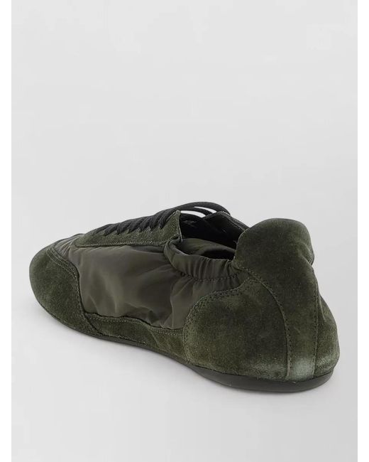 Prada Green Collapse Recycled Nylon Sneaker Rubber Sole for men