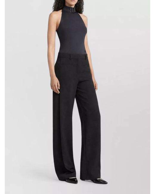 Courreges Blue Heritage Wide-Leg Trousers