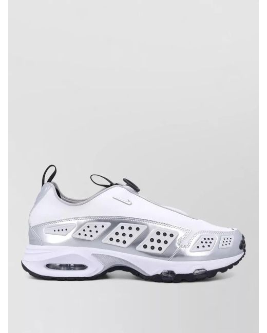 Nike White Textile Low-Top Sneakers