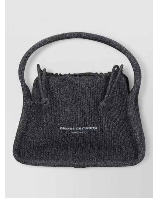 Alexander Wang Black Scrunchie Shoulder Bag