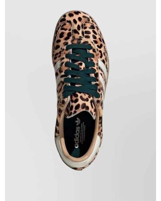Adidas Metallic Samba Og Animal Print Leather Sneakers