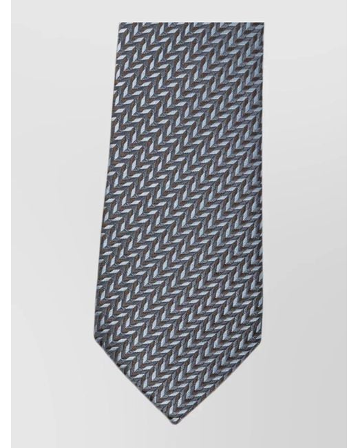 Giorgio Armani Multicolor Silk Tie Slim Patterned Formal Design for men