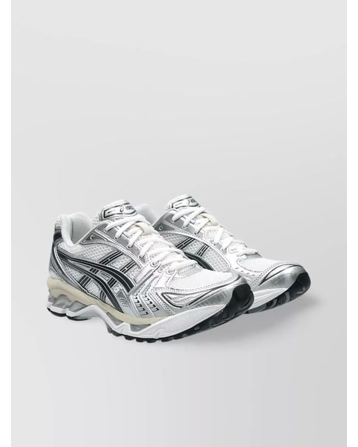 Asics Metallic Synthetic Leather Gel-Kayano 14 Low-Top Sneakers