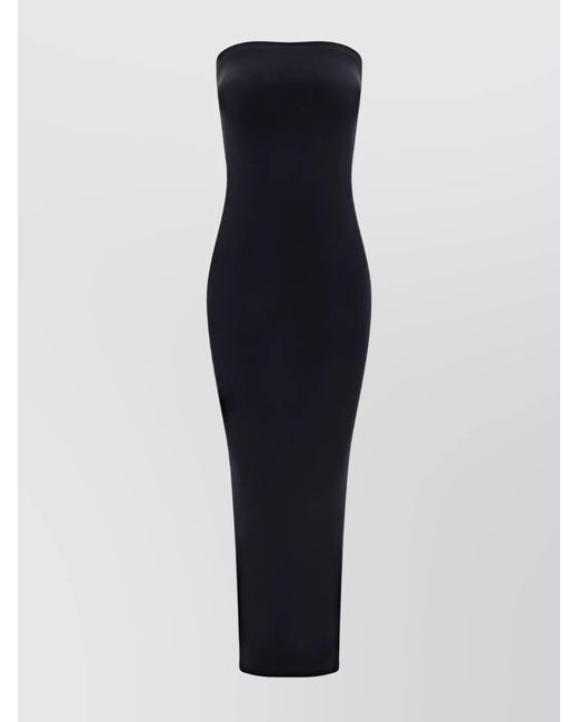 Wolford Blue Fatal Close Fit Off-Shoulder Dress