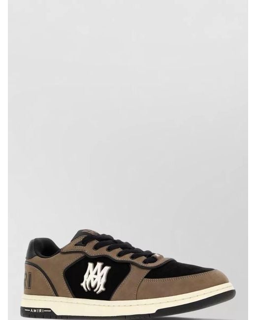 Amiri White Leather Newport Lace-Up Shoes for men