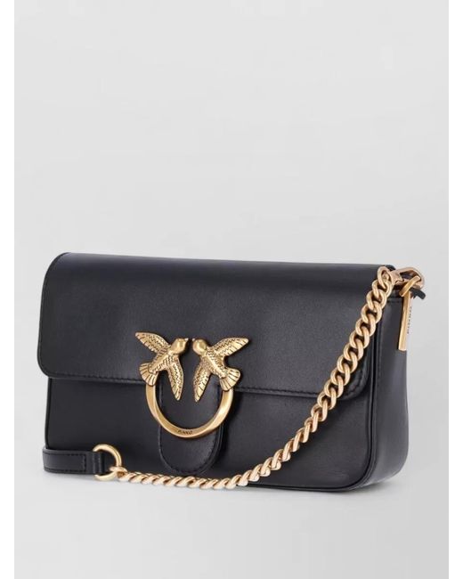 Pinko Blue Bag Hand Design Shoulder Strap