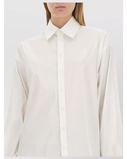 Peter Do White Drawstring Shirt