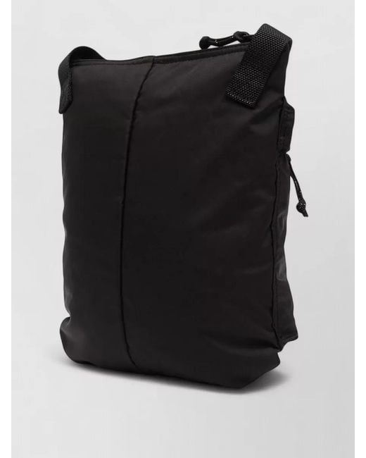 Porter-Yoshida and Co Black Shoulder Bag Square Shape Zip Compartments for men