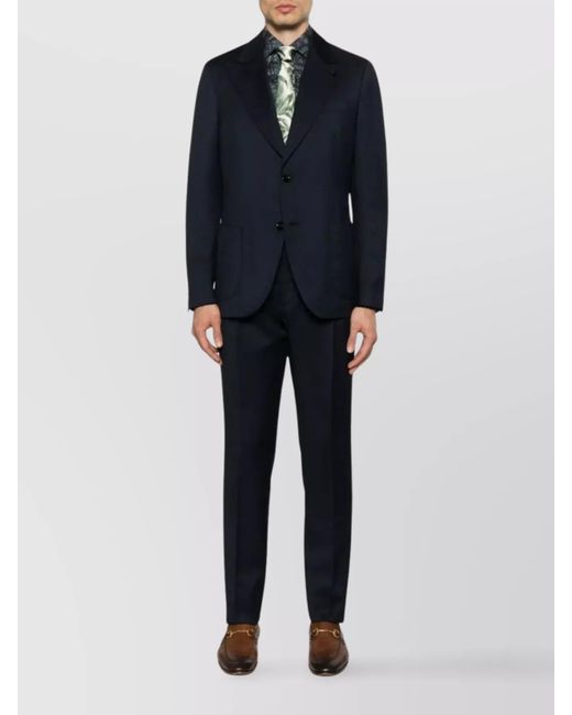 Etro Blue Slim-Fit Shirt for men