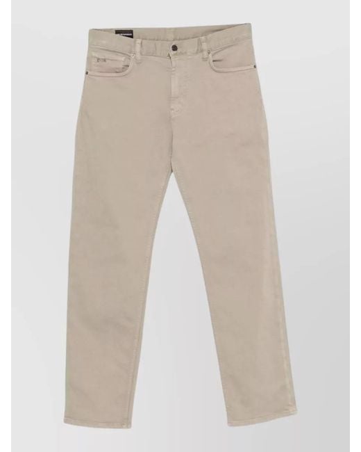 Emporio Armani Natural Slim Fit Denim Straight Leg Jeans for men