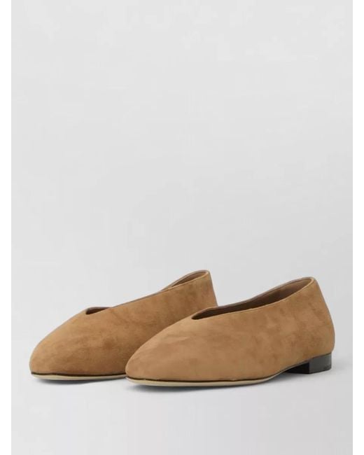 Jimmy Choo White Margot Suede V Cut Flat Loafers