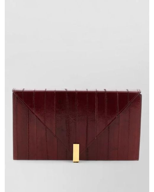 Giuseppe Zanotti Purple Tuxedo Clutch Bag Chain Strap