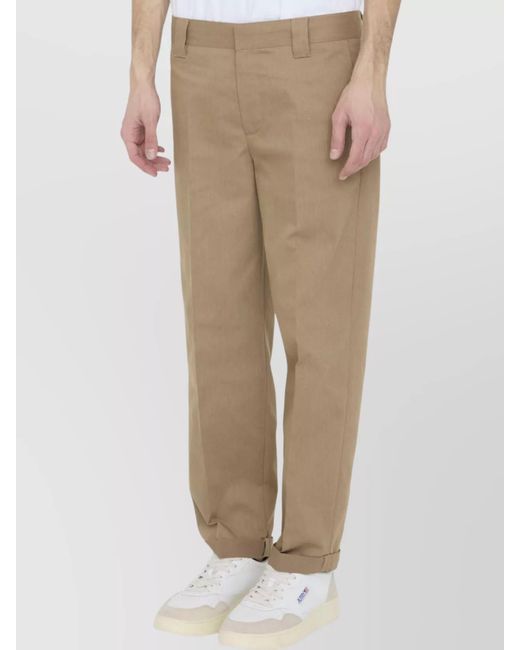 Golden Goose Deluxe Brand Natural Straight-Leg Chino Trousers for men