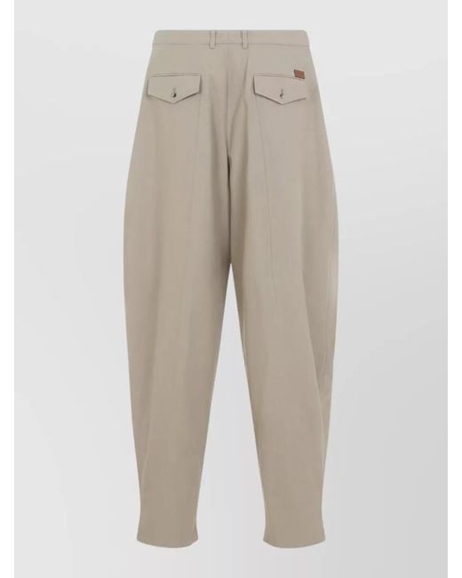 Céline Natural Montauk Cotton Barrel Leg Pants for men