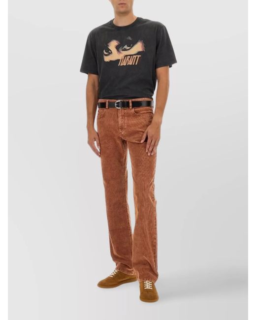 Isabel Marant Brown Denim Jeans for men