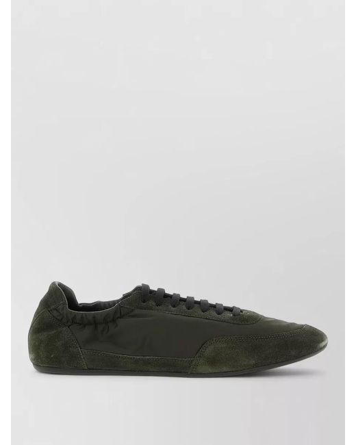 Prada Green Collapse Recycled Nylon Sneaker Rubber Sole for men