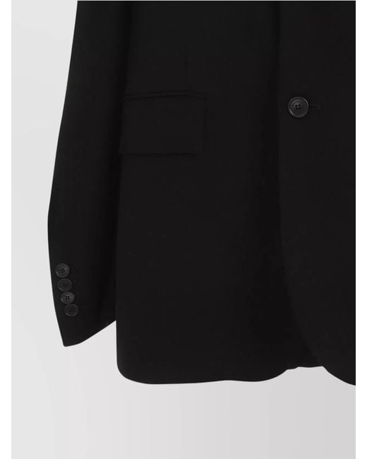 Balenciaga Black Cutout Blazer Midi Dress