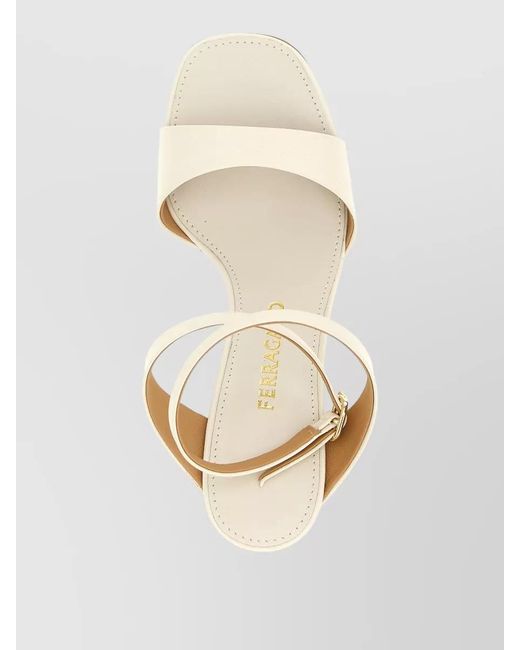 Ferragamo Natural Leather Teresy Sandals