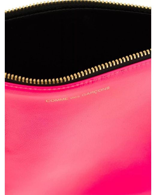 Comme des Garçons Pink Leather Purse