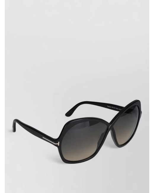 Tom Ford Black Sunglasses Ft1013 Cat Eye Oversized