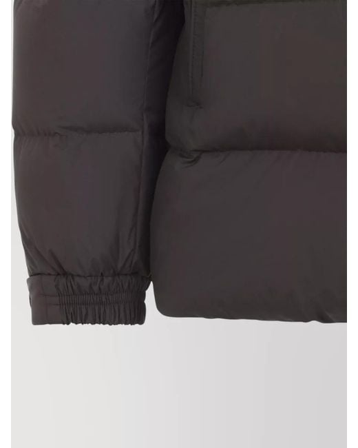 Moncler Black Down Quilted Hooded Puffer Jacket for men