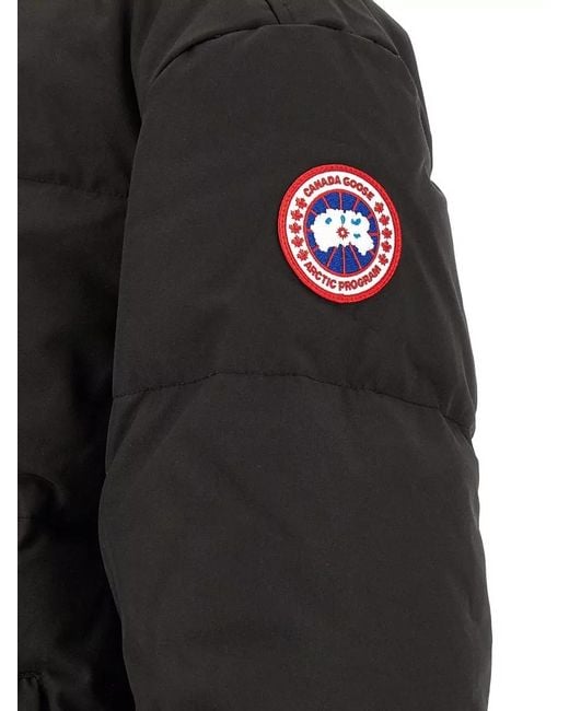 Canada Goose Black Seymour Hooded Parka Casual Fit Coat for men
