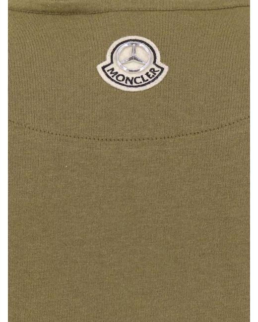 Moncler Genius Gray Cotton Printed Short-Sleeve T-Shirt for men