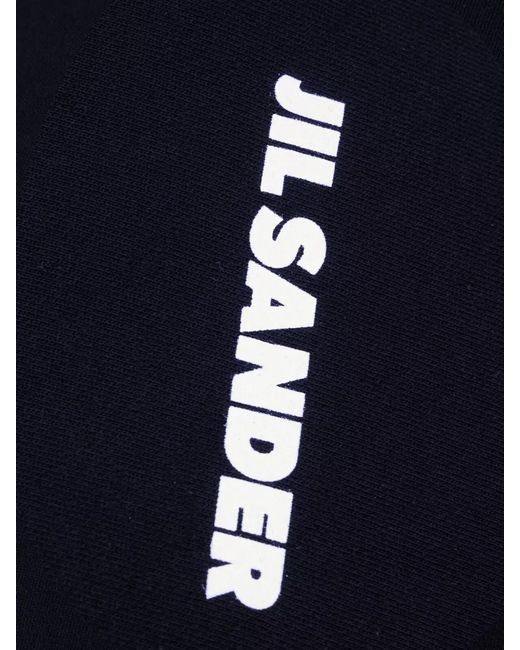 Jil Sander Blue Crew Neck Long Sleeve Regular Fit Top for men