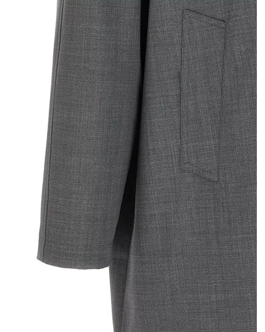 Herno Gray Reversible Flight Line Jacket Long Cut for men