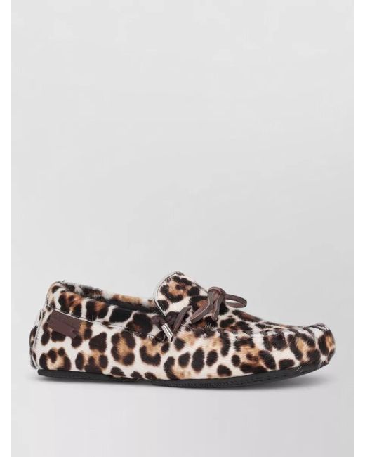 Paul Smith Multicolor Loafers Sonna Leopard Print Bow