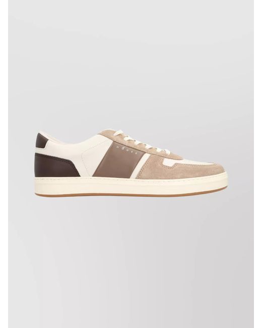 Hogan Natural Leather Low-Top Sneakers for men