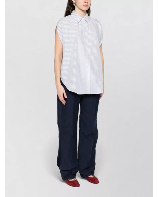 Woolrich White Striped Cotton Shirt