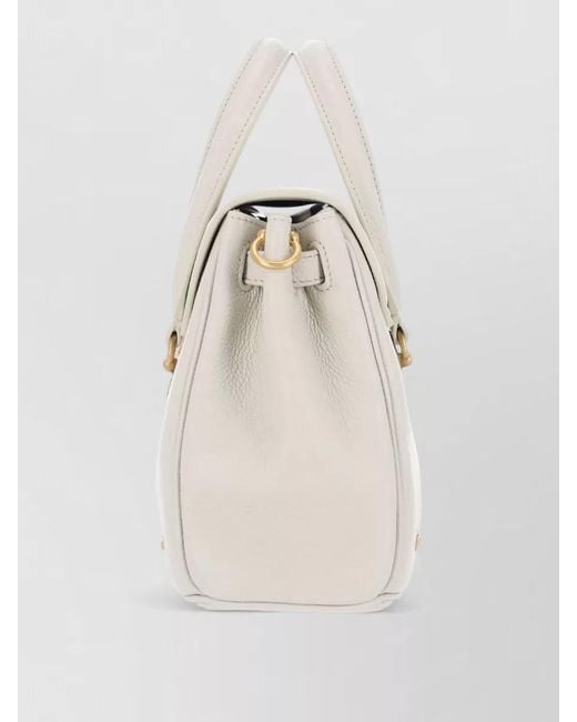 Thom Browne Natural Leather Shoulder Bag