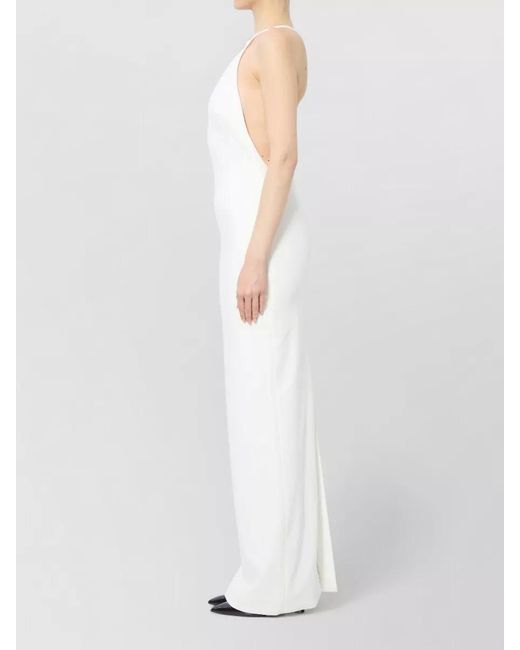 Solace London White One-Shoulder Maxi Dress