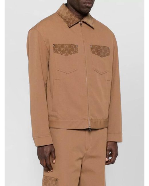 Gucci Brown Spw Jacket for men