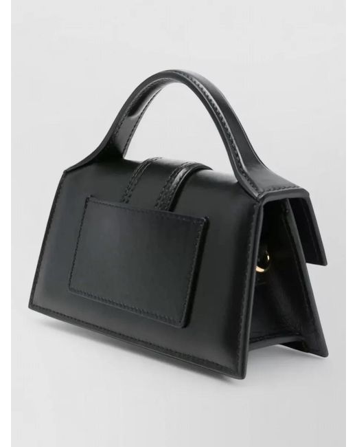 Jacquemus Black Leather Mini Tote Bag Small Handle