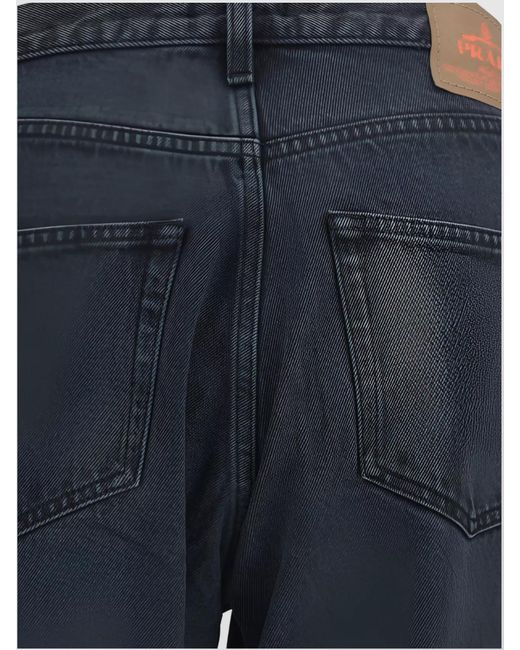 Prada Blue Denim Straight-Leg Jeans for men